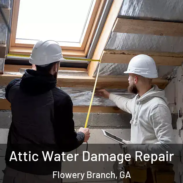  Attic Water Damage Repair Flowery Branch, GA