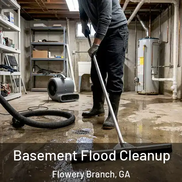  Basement Flood Cleanup Flowery Branch, GA