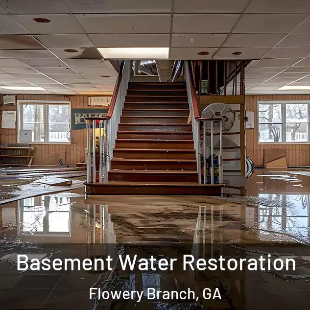  Basement Water Restoration Flowery Branch, GA