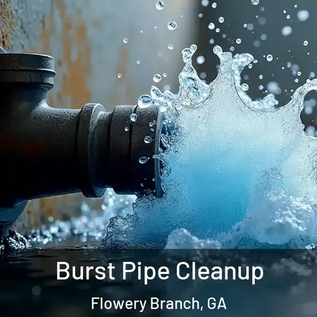  Burst Pipe Cleanup Flowery Branch, GA