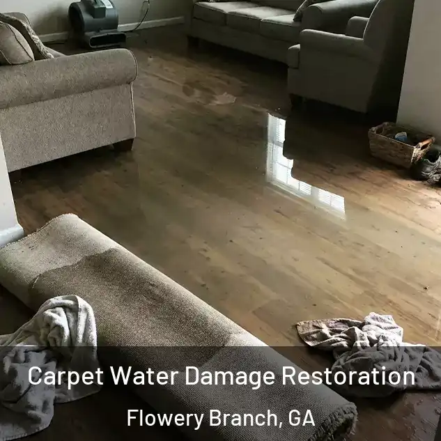  Carpet Water Damage Restoration Flowery Branch, GA