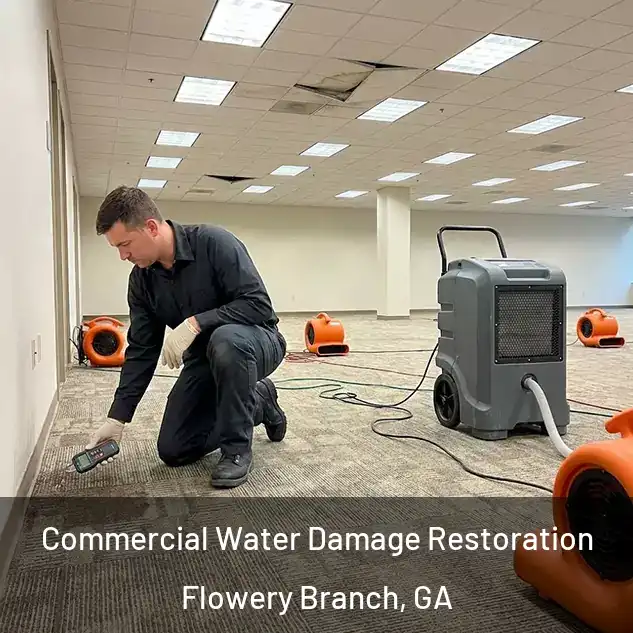  Commercial Water Damage Restoration Flowery Branch, GA