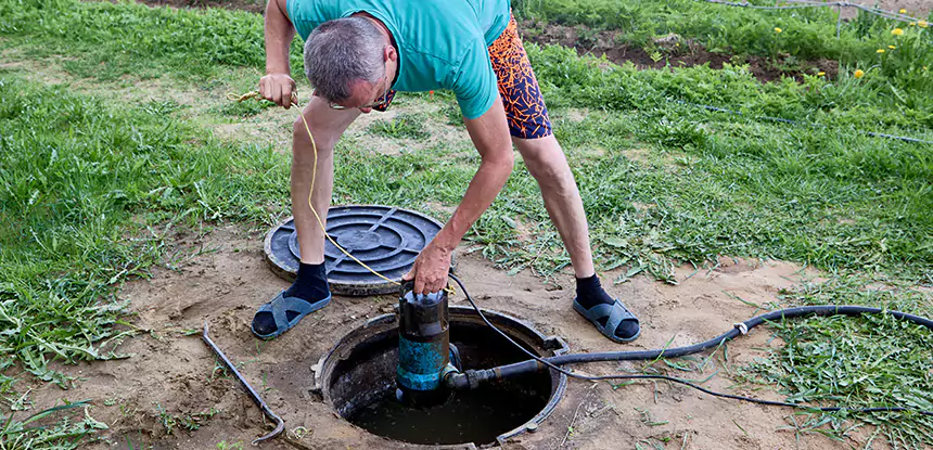 Outdoor Sewage Cleanup in Flowery Branch