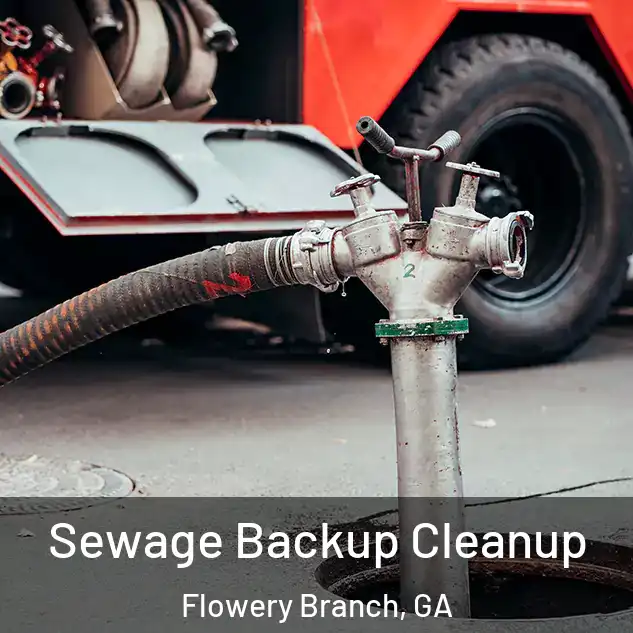  Sewage Backup Cleanup Flowery Branch, GA