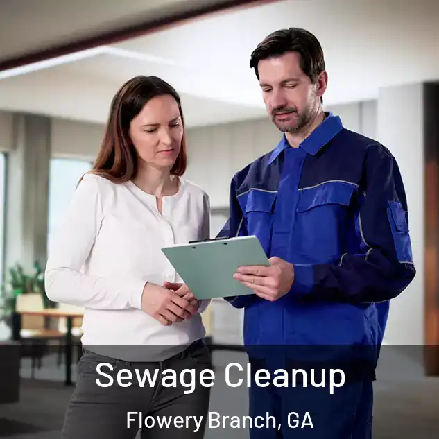  Sewage Cleanup Flowery Branch, GA