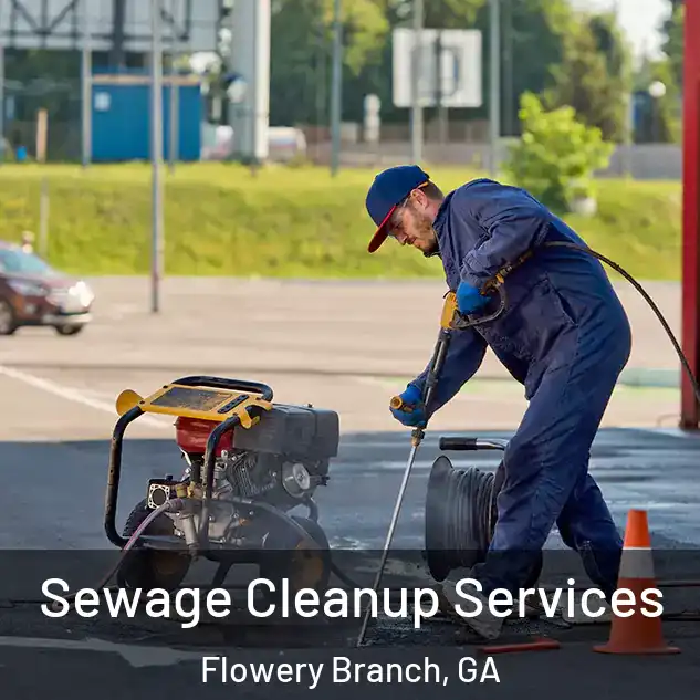  Sewage Cleanup Services Flowery Branch, GA