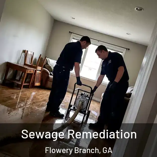  Sewage Remediation Flowery Branch, GA