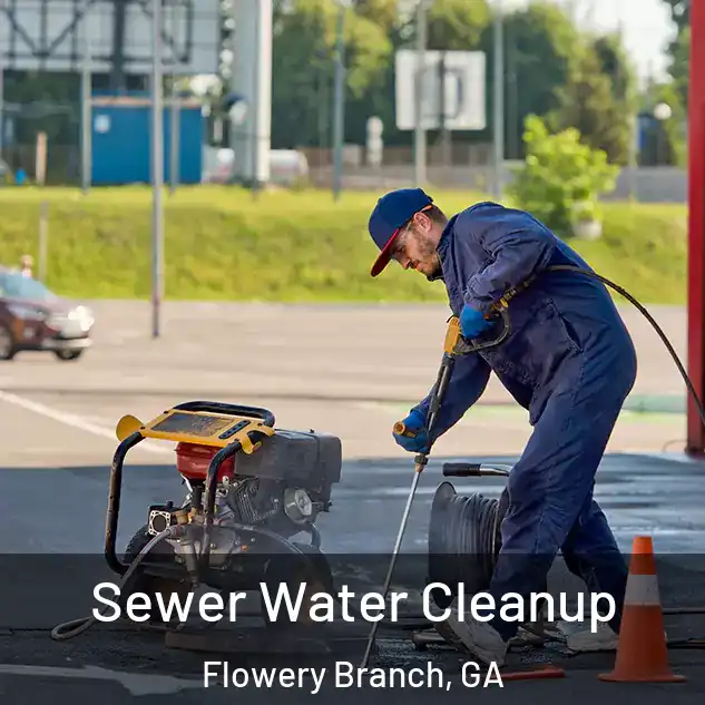  Sewer Water Cleanup Flowery Branch, GA