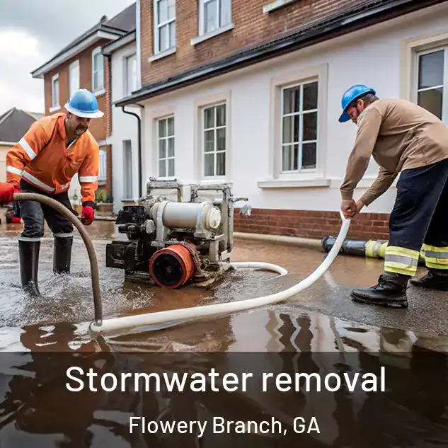  Stormwater removal Flowery Branch, GA