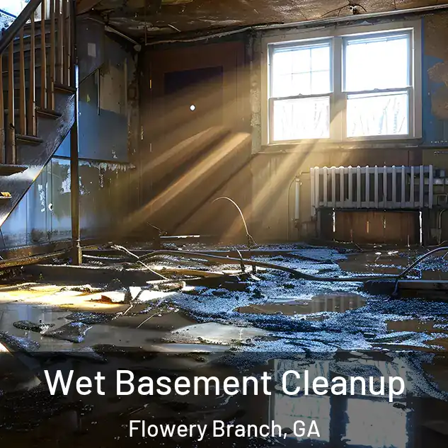  Wet Basement Cleanup Flowery Branch, GA